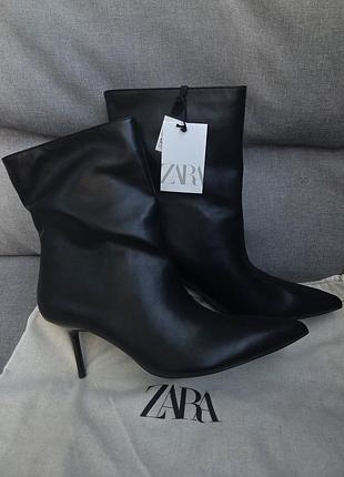 Сапоги ботильоны zara гг 39
