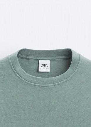 Кофта лонгслів zara 6462 401 mid-blue 2