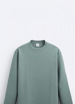 Кофта лонгслів zara 6462 401 mid-blue 3