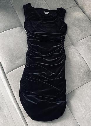 Оксамитова сукня h&m