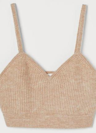 Топ h&m в'язаний, розмір l (50).