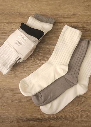 32-35, дитячі шкарпетки для дівчинки, котон в рубчик, primark