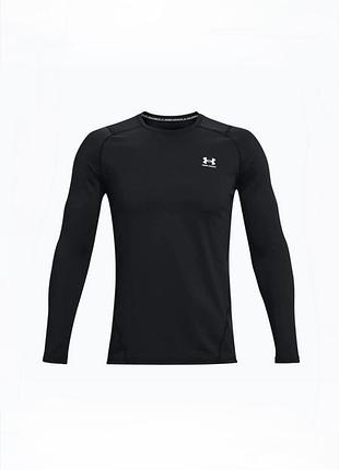 Компресійний лонгслів under armour heatgear оригінал м чорний