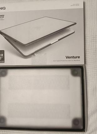 Чохол uniq venture для macbook air 13\" m2 (2022), чорний