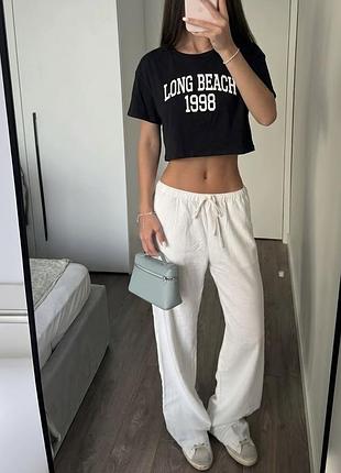 Футболка кроп h&amp;m