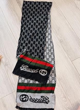 Вінтажний шарф палантин  gucci гучні під реставрацію вінтаж