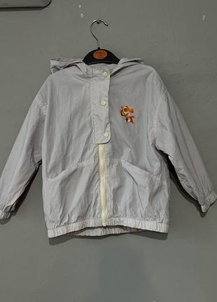Куртка-вітровка zara 110(104)р зі скай