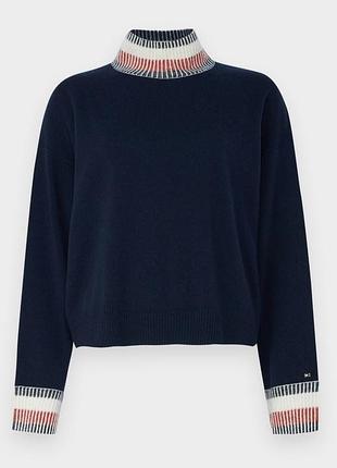 Вовняний / кашеміровий светр оверсайз tommy hilfiger (вовна, кашемір)