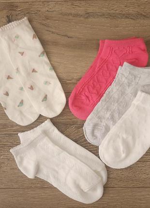 Розмір 32-35, низькі дитячі шкарпетки для дівчинки, primark