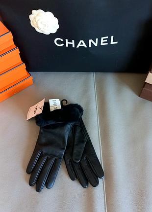 Ugg! оригинал! невероятные кожаные женские перчатки перчатки теплые и мягкие
