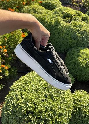 Кросівки жіночі puma suede platform 38,5 розмір