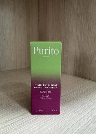 Сироватка для обличчя purito seoul bakuchiol timeless bloom, 30мл