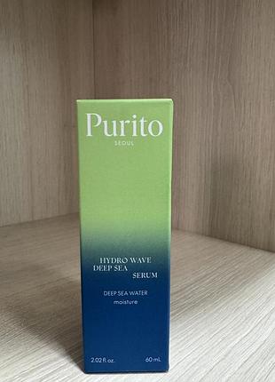 Сироватка для обличчя зволожувальна purito hydro wave deep sea, 60 мл