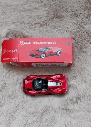 Колекційна машинка bburago ferrari daytona sp3 (нова з коробкою)