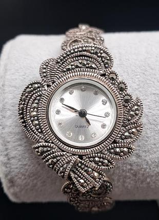 Женские серебряные часы 925 пробы