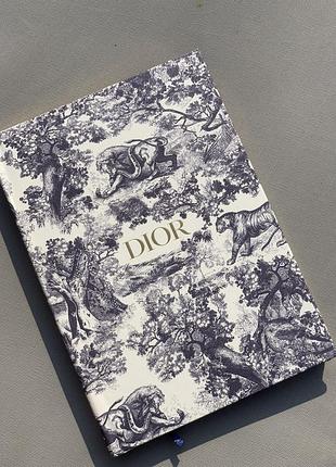 Блокнот з пакетом dior подарунковий набір