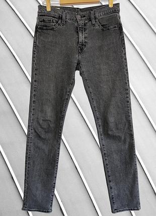 Чоловічі сірі джинси levi's 511 w30 l32 m 46 левіс 511 прямі слім стрейчеві сірі чоловічі джинси левайс оригінал 46