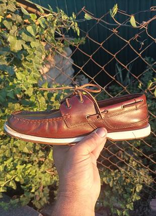 Шкіряні топсайдери clarks 42p