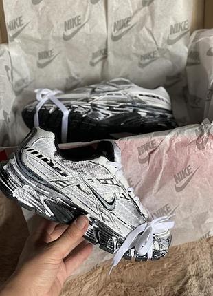 Кроссовки nike initiator custom white black кроссовки найк кастом белые 36-45