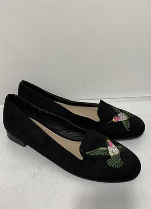Балетки asos з вишивкою