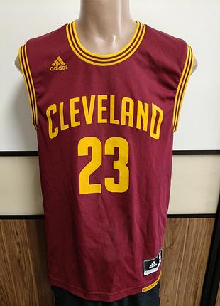 Доросла баскетбольна майка adidas nba cleveland cavaliers james #23