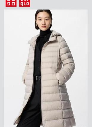 Демисезонный пуховик uniqlo ultra light down