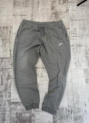 Спортивні штани nike сірі, чоловічі, розмір l