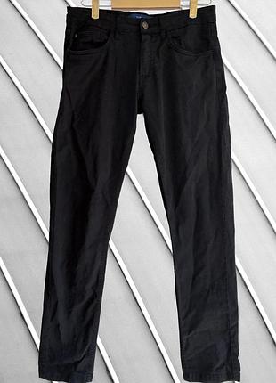 Мужские черные джинсы zara man w31 m 46 зара прямые черные мужские джинсы зауженные слим стрейчевые брюки 46