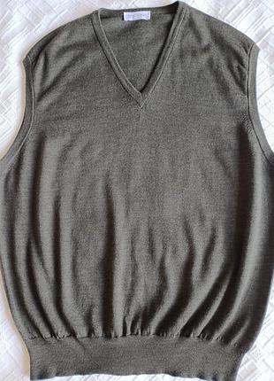 Жилет gran sasso 100%lana.  l/xl