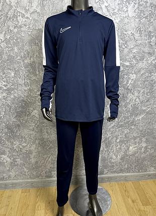 Nike dri-fit спортивный костюм 147-158 см подростковый синий