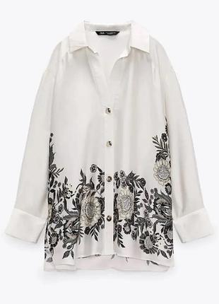 Сатинова блуза  zara