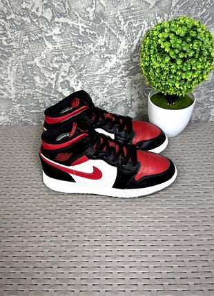 Jordan air 1 mid кроссовки 37 размер баскетбольные кожаные