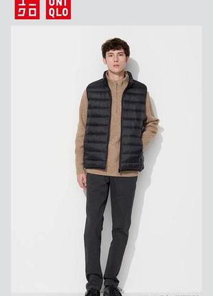 Ультралегкий пуховий жилет uniqlo