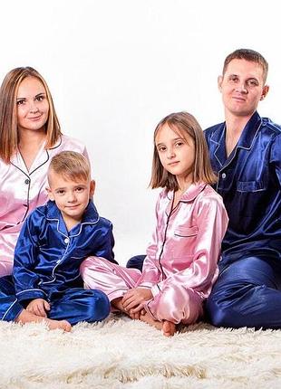 Новорічні піжами для всієї родини фемелі цибуля шовкові (40-52 xs-xxl) s