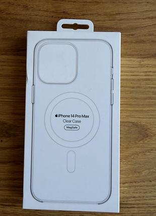 Оригінальний чохол apple iphone 14 pro max clear case з magsafe