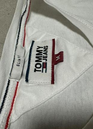 Белый лонгслив touch jeans slim fit (размер m)