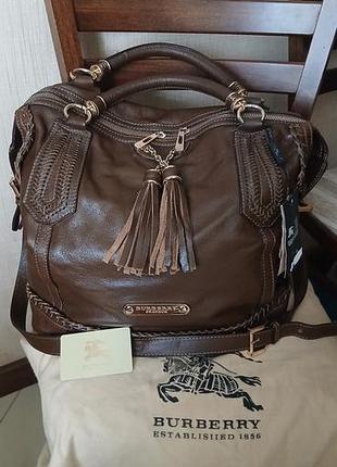 Кошевая сумка burberry.