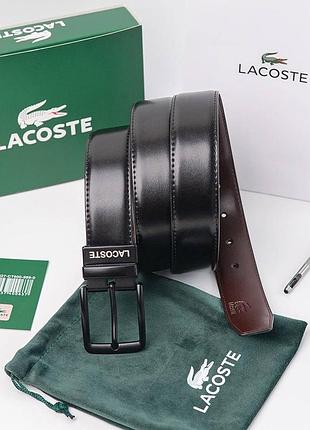 Ремінь двосторонній lacoste