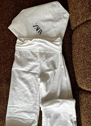 Лляні штани pull&bear 4