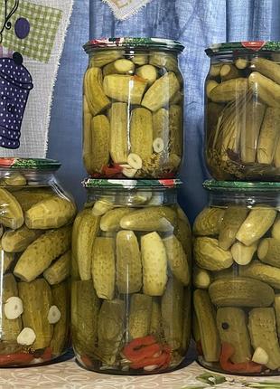 Найсмачніші консервовані огірочки до столу,з whisky,0,5л;1л;1,5л
