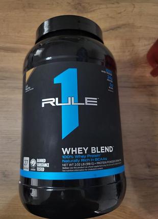 Спортивне харчування rule 1 r1 whey blend протеїн café mocha 918 г