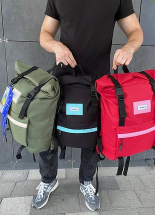 Рюкзак bagland florence 23 л. черный roll top роллтоп