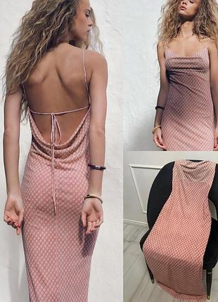Сукня zara з відкритою спиною