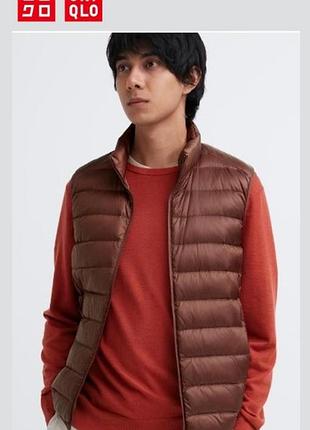 Ультралегкий пуховый жилет uniqlo