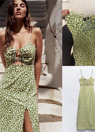 Лляна сукня zara
