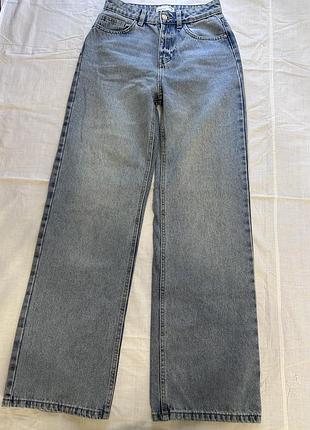 Джинси блакитні сині wide leg
