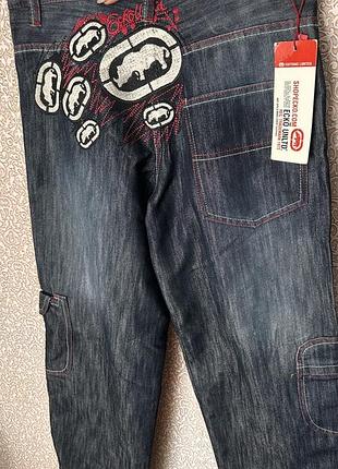 Нові широкі джинси карго ecko unltd. baggy y2k | розмір s (талія 72)