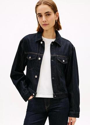 Женская джинсовая куртка tommy hilfiger