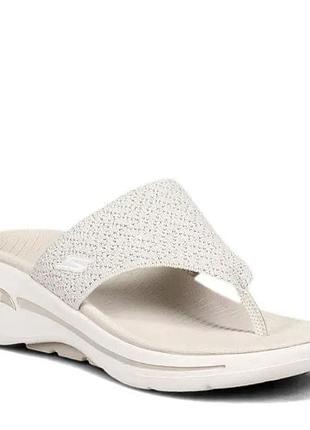 Жіночі в'єтнамки skechers go walk arch fit