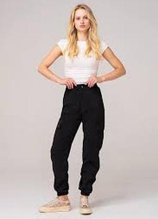 Стильні котонові джогери-карго boohoo uk6 eur34